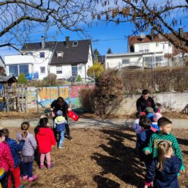 Ninja-Kurs im Kindergarten DonBosco