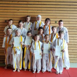 Erfolgreiche Gürtelprüfung